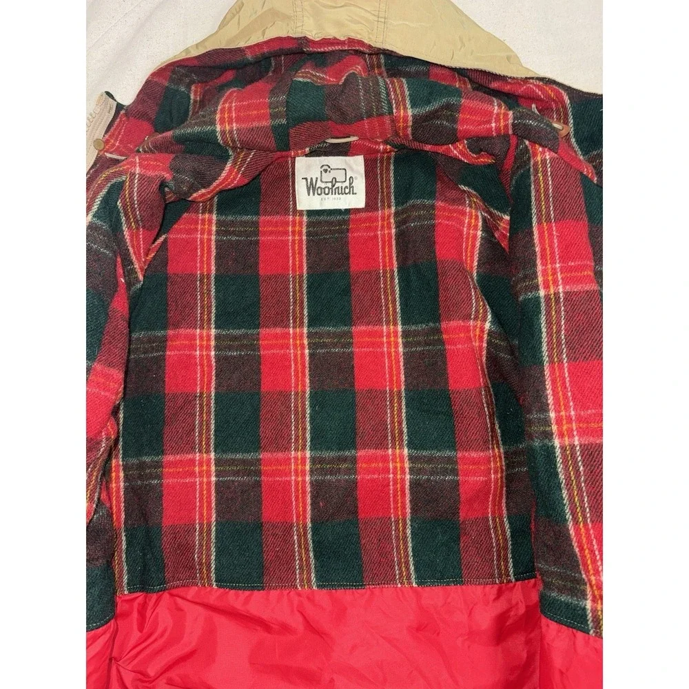 Vtg 60s Woolrich Coat Hunting Parka Men's L Wool Plaid Lined Chore Jacket USA